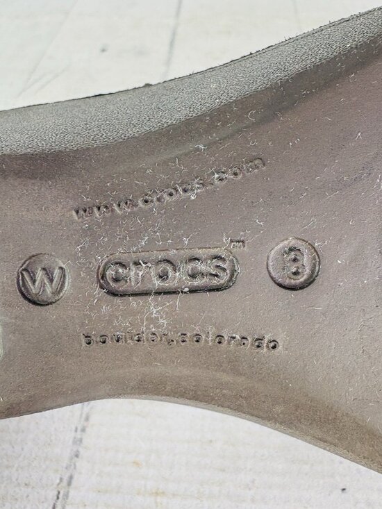 Crocs Women FRANCES Brown Slip On Wedge Closed Toe Mary Jane Comfort Shoes Sz 8 - Picture 11 of 16